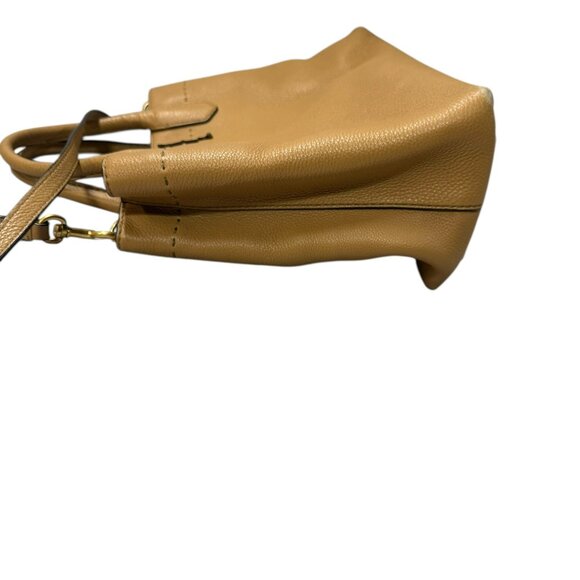 Tory Burch McGraw Triple Compartment Leather Satchel - Tiramisu - Picture 5 of 17